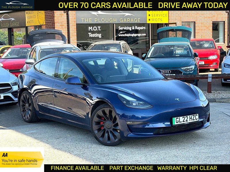 Tesla Model 3 (Dual Motor) Performance Saloon 4dr Electric Auto 4WDE (Performance Upgrade) (449 bhp) - U10004406