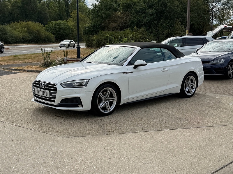 Audi A5 Cabriolet 2.0 TFSI S line Convertible 2dr Petrol S Tronic Euro 6 (s/s) (190 ps) - U10004412