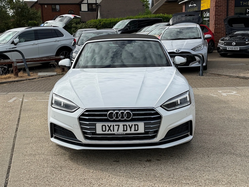 Audi A5 Cabriolet 2.0 TFSI S line Convertible 2dr Petrol S Tronic Euro 6 (s/s) (190 ps) - U10004412