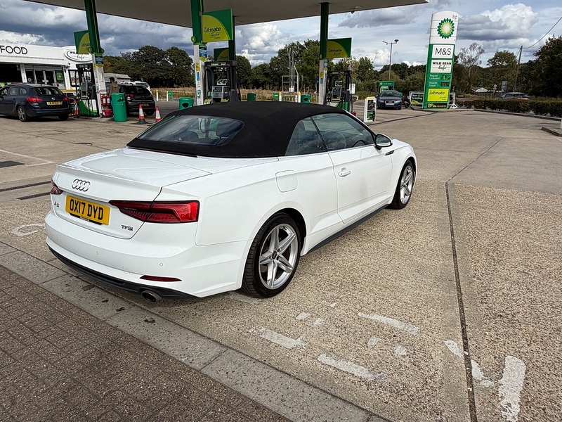 Audi A5 Cabriolet 2.0 TFSI S line Convertible 2dr Petrol S Tronic Euro 6 (s/s) (190 ps) - U10004412