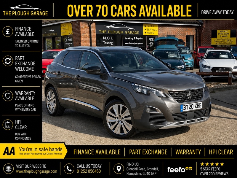 Peugeot 3008 1.2 PureTech GT Line Premium SUV 5dr Petrol EAT Euro 6 (s/s) (130 ps) - U10004420
