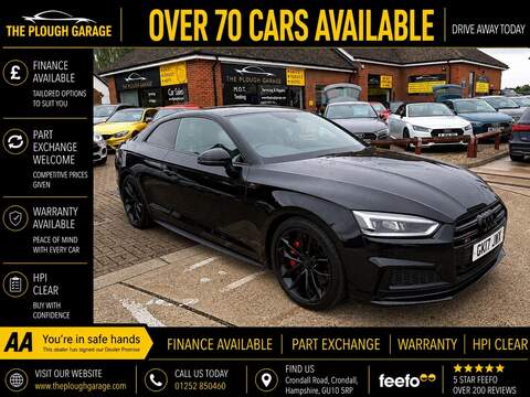 Audi S5 2.0 TFSI 40 Black Edition Coupe 2dr Petrol S Tronic Euro 6 (s/s) (190 ps)