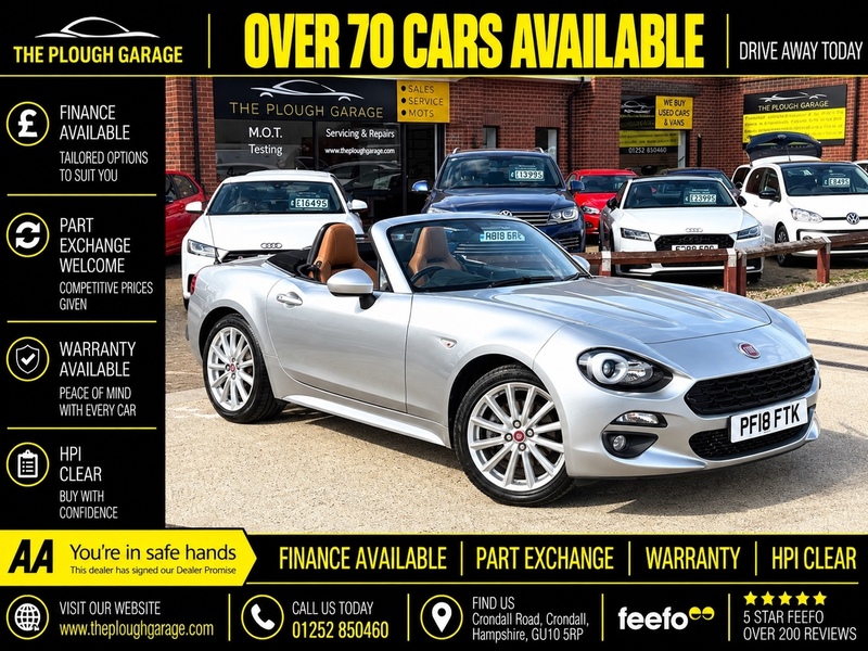 Fiat 124 Spider 1.4 MultiAir Lusso Convertible 2dr Petrol Euro 6 (140 ps) - U10004543