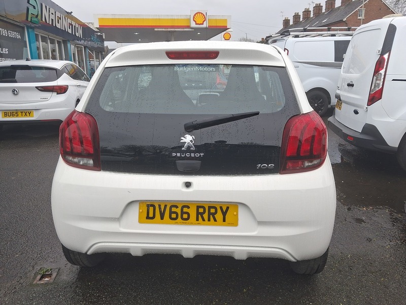 Peugeot 108 1.0 Active Hatchback 5dr Petrol Manual Euro 6 (68 ps) - U1882