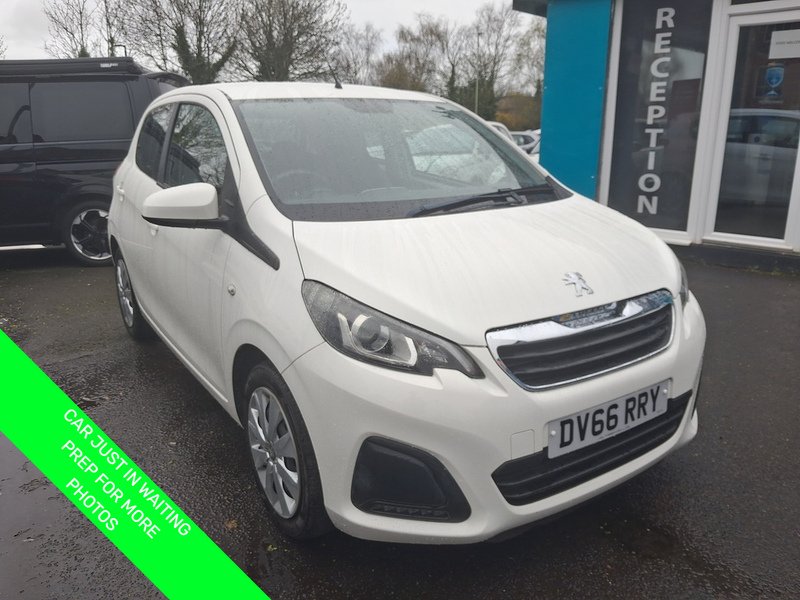 Peugeot 108 1.0 Active Hatchback 5dr Petrol Manual Euro 6 (68 ps) - U1882