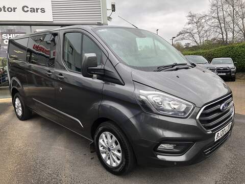 Ford Transit Custom, 2.0 320 EcoBlue Limited Crew Van Double Cab 5dr Diesel Manual L2 H1 Euro 6 (s/s) (6 Seat) (130 ps)
