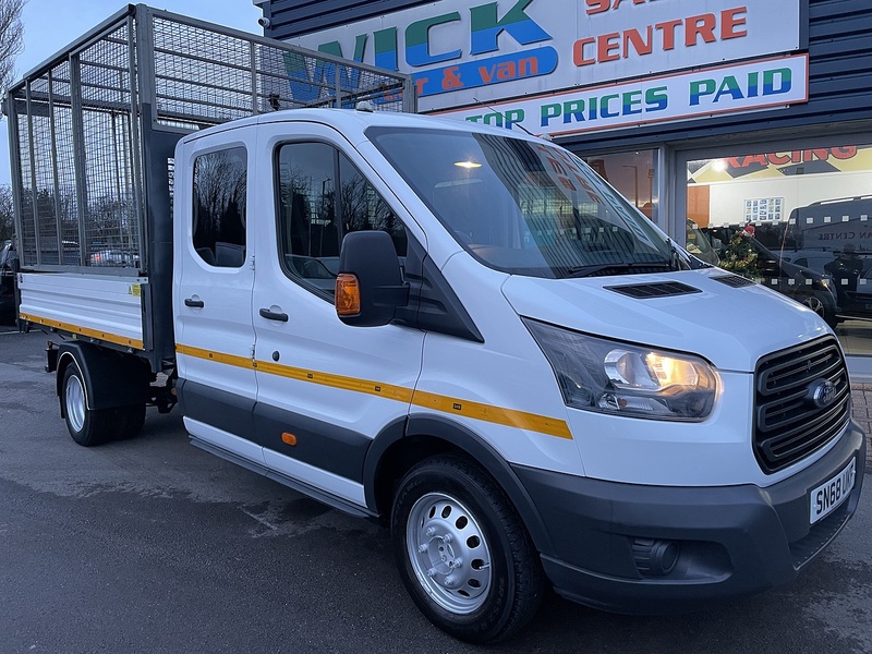Ford Transit 2.0 350 EcoBlue Tipper Double Cab 4dr Diesel Manual RWD L3 H1 Euro 6 (DRW) (130 ps) - U190