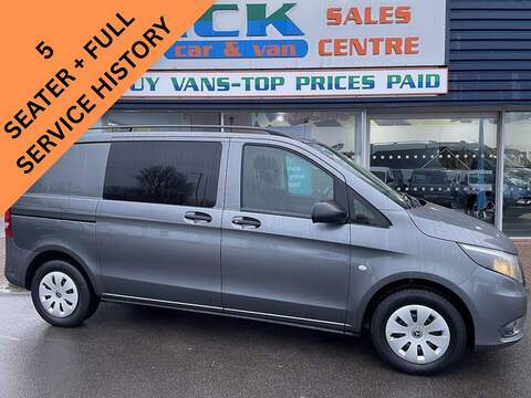 Mercedes-Benz Vito 1.6 111 CDI Crew Van Double Cab 5dr Diesel Manual FWD L3 Euro 5 (XLWB) (114 ps)