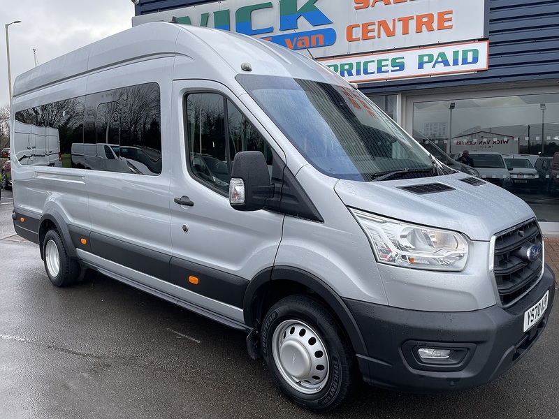 Ford Transit 2.0 460 EcoBlue Trend Minibus Double Cab 5dr Diesel Manual RWD L4 H3 Euro 6 (s/s) (17 Seat, DRW) - U279