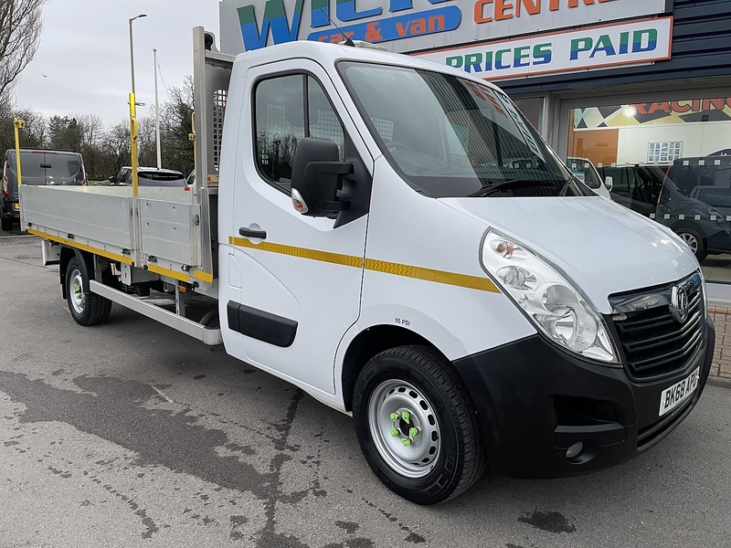Vauxhall Movano 2.3 CDTi 3500 BiTurbo Dropside 2dr Diesel Manual RWD L3 H1 Euro 6 (130 ps) - U287