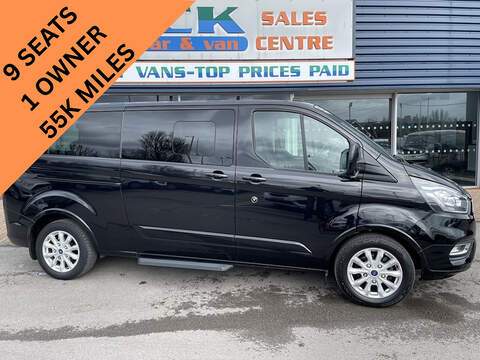 Ford Tourneo Custom 2.0 TD T30 SE Minibus 4dr Diesel Manual L3 H1 (LWB, 9 Seats) (193 g/km, 101 bhp)
