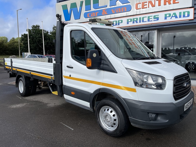 Ford Transit 2.0 350 EcoBlue Premium Dropside 2dr Diesel Manual RWD L4 Euro 6 (DRW) (130 ps) - U331