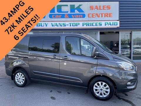 Ford Transit Custom 2.0 EcoBlue Wildtrak Pickup Double Cab 4dr Diesel Auto 4WD Euro 6 (s/s) (213 ps)