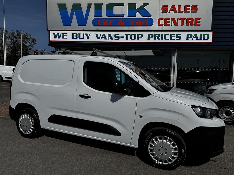 Peugeot Partner 1.5 BlueHDi 1000 Professional Premium + Standard Panel Van 5dr Diesel Manual SWB Euro 6 (s/s) (100 - U448
