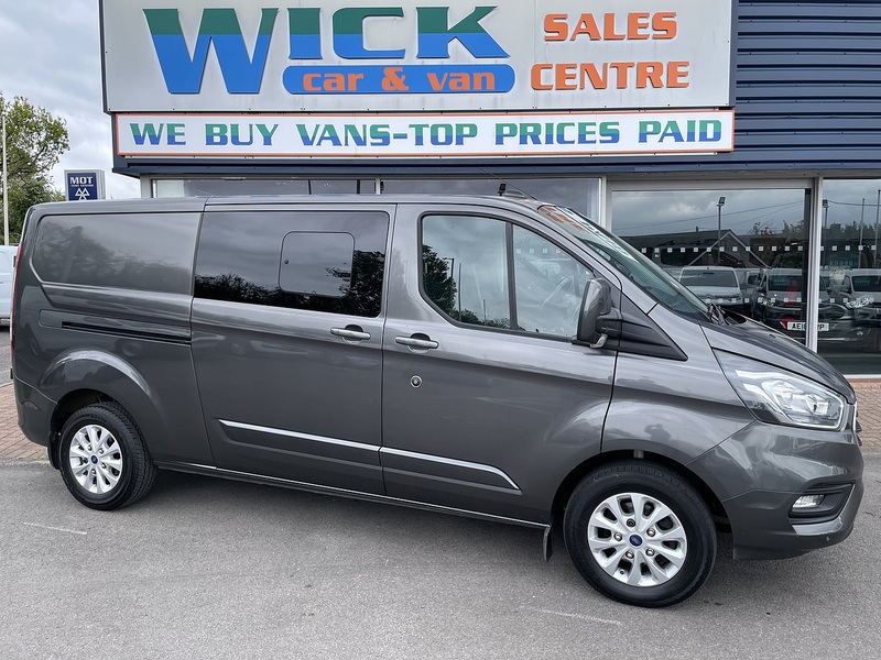 Ford Transit Custom 2.0 320 EcoBlue Limited Crew Van Double Cab 5dr Diesel Manual L2 H1 Euro 6 (s/s) (6 Seat) (130 ps) - U462