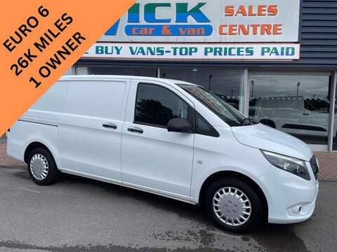 MERCEDES-BENZ VITO 1.6 111 CDI Crew Van Double Cab 5dr Diesel Manual FWD L3 Euro 5 (XLWB) (114 ps)