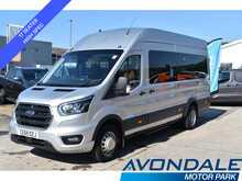 FORD TRANSIT 460 LIMITED L4 H3 17 SEATER MINIBUS 170 BHP SAT NAV REAR CAMERA HUGE SPECIFICATION - U10797