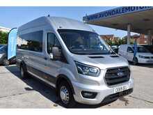 FORD TRANSIT 460 LIMITED L4 H3 17 SEATER MINIBUS 170 BHP SAT NAV REAR CAMERA HUGE SPECIFICATION - U10797