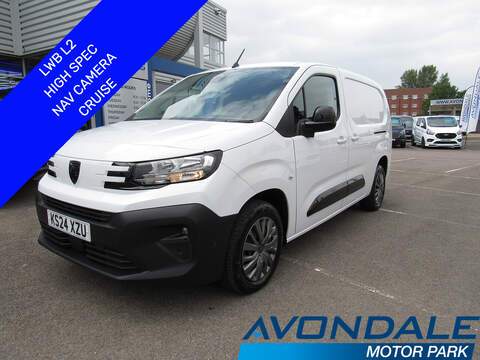 Peugeot Partner BlueHDi 950 Asphalt LWB L2 EURO 6 NEW SHAPE VAN 1.5 6dr Panel Van Manual Diesel