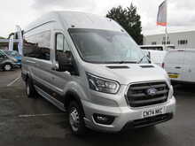 Ford Transit 460 EcoBlue Limited 17 SEATER MINIBUS 165 BHP SAT NAV CAMERA H-SEATS HUGE SPECIFICATION 2.0 5dr 2.0 - U11286