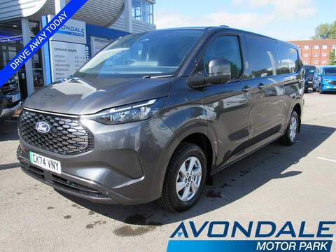 Ford E-Transit Custom Transit Custom 185 BHP L2 H2  Automatic Van with twin side doors sat nav reverse camera 2.0 Panel Van Automatic Diesel