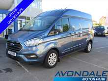 Ford Transit Custom 300 EcoBlue Limited 170 BHP L2 H2 LWB HIGH ROOF EURO 6 2.0 5dr Panel Van Manual Diesel - U11327