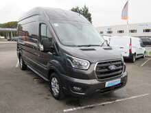 Ford Transit 350 EcoBlue Limited L3 H3 170 BHP GREY VAN WITH HEATED STEERING AND SEATS TWIN SIDE DOORS 2.0 5dr - U11337