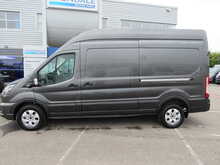 Ford Transit 350 EcoBlue Limited L3 H3 170 BHP GREY VAN WITH HEATED STEERING AND SEATS TWIN SIDE DOORS 2.0 5dr - U11338