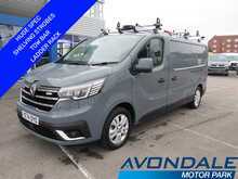 Renault Trafic dCi Blue LL30 Extra LWB GREY EURO 6 VAN WITH LADDER RACK AND SHELVING UNITS 2.0 3dr Panel Van Manual - U11348