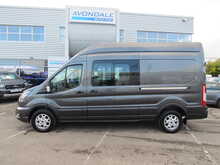 Ford Transit 350 EcoBlue Limited 170 BHP  RWD L3 H3 7 SEAT KOMBI HIGH SPEC VAN WITH NAV R-CAM LWB HIGH ROOF 2.0 - U11366