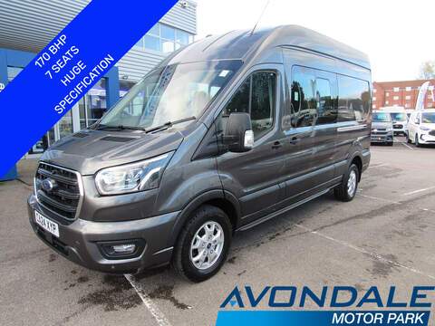 Ford Transit 320 EcoBlue Limited LWB COMBI VAN AUTOMATIC 6 SEATS TAIL GATE NAV 170 BHP GREY 2.0 5dr Combi Van 2.0 5dr Combi Van Automatic Diesel