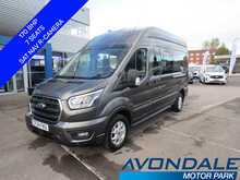 Ford Transit 350 EcoBlue Limited 170 BHP L3 H3 KOMBI 7 SEAT VAN WITH HUGE SPEC RWD 2.0 6dr Combi Van Manual - U11367