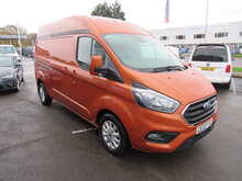Ford Transit Custom 2.0 320 EcoBlue Limited Panel Van 5dr Diesel Manual L2 H2 Euro 6 (s/s) (185 ps) 2.0 5dr Panel Van - U11369