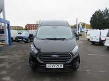 Ford Transit Custom 320 EcoBlue Limited L2 H2 185 BHP BLACK EURO 6 VAN WITH TWIN SIDE DOORS HIGH SPEC 2.0 5dr Panel Van - U11371