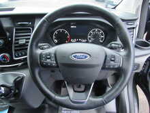 Ford Transit Custom 320 EcoBlue Limited L2 H2 185 BHP BLACK EURO 6 VAN WITH TWIN SIDE DOORS HIGH SPEC 2.0 5dr Panel Van - U11371