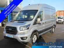 Ford Transit 350 EcoBlue Limited 170 BHP RWD HIGH SPEC WITH TWIN SIDE DOORS SAT NAV CAM 2.0 5dr Panel Van Manual - U11412