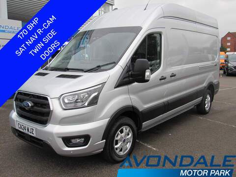 Ford Transit 350 EcoBlue Limited 170 BHP RWD HIGH SPEC WITH TWIN SIDE DOORS SAT NAV CAM 2.0 5dr Panel Van Manual Diesel