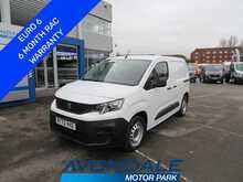 Peugeot Partner BlueHDi 1000 Professional Premium + Euro 6 White Van 1.5 5dr Panel Van Manual Diesel - U11474