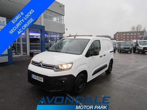 Citroen Berlingo Turbo D 2300 Dynamic LWB Euro 6 Van with air con twin side doors 1.5 4dr Panel Van Manual Diesel