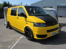 Volkswagen Transporter TDI T32 180 BHP NO VAT CAMPER T5.1 YELLOW DAY VAN WITH AWNINGS - U11488
