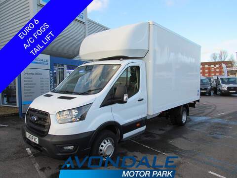 Ford Transit 350 EcoBlue Leader L4 LUTON ELECTRIC TAIL LIFT WITH AIR CON FOGS 2.0 2dr Chassis Cab Manual Diesel