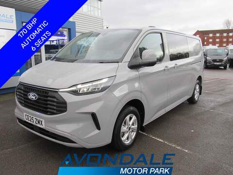 Ford Transit Custom EcoBlue Wildtrak 4x4 Automatic Euro 6 Electric Shutter Tow Bar 2.0 4dr Pickup Automatic Diesel
