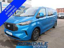 Ford Transit Custom 2.0 320 EcoBlue Limited Crew Van Double Cab 5dr Diesel Auto170 BHP LWB HIGH SPEC - U11528