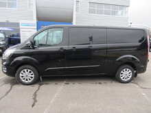 Ford Transit Custom 300 EcoBlue Limited L2 LWB AUTOMATIC BLACK EURO 6 VAN 2.0 5dr Panel Van Automatic Diesel - U11554