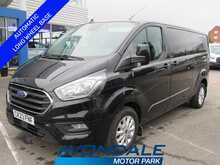 Ford Transit Custom 300 EcoBlue Limited L2 LWB AUTOMATIC BLACK EURO 6 VAN 2.0 5dr Panel Van Automatic Diesel - U11554