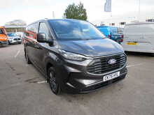 Ford Transit Custom 320 EcoBlue Limited l2 lwb 170 bhp automatic twin side doors h-steering nav tow bar 2.0 5dr Panel - U11585