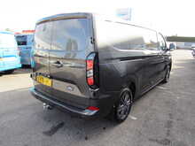 Ford Transit Custom 320 EcoBlue Limited l2 lwb 170 bhp automatic twin side doors h-steering nav tow bar 2.0 5dr Panel - U11585