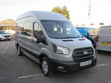 Ford Transit 350 EcoBlue 7 SEATS AUTOMATIC 165 BHP L3 H3 LWB HIGH ROOF HUGE SPECIFICATION - U11589