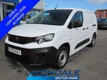 Peugeot Partner BlueHDi 950 Professional Premium + l2 lwb euro 6 white van 1.5 6dr Panel Van Manual Diesel - U11604