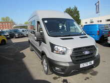 Ford Transit 350 EcoBlue Trend L3 H3 7 SEATS KOMBI CREW VAN LWB HIGH ROOF RARE GREY MATTE 2.0 5dr Combi Van - U11613